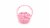 Holiday Home Willow Easter Basket - Pastel Pink Perspective: top