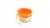 Holiday Home Solid Lined Easter Basket - Bright Orange Perspective: top
