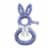 Holiday Home Easter Bunny Wreath - Purple Perspective: top