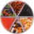 Holiday Home Halloween 6-Cell Shapes Mix Sprinkles Perspective: top