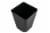 Everyday Living Black Wastebasket Perspective: top