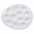 Dash of That™ Oval Egg Plate - White Perspective: top