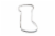 Holiday Home Letters to Santa Stocking Cookie Cutter Perspective: top