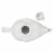 Dash of That Elephant Teapot - White Perspective: top