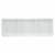 Dash of That™ Broadway 3-Section Divided Serving Tray - White Perspective: top