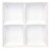 Dash of That™ Broadway Divided Square Serving Dish - White Perspective: top
