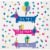 Kroger® Entertainment Essentials Pup Birthday Party Paper Napkins Perspective: top