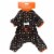Holiday Home Bone Tricks for Treats Small Pet Pajamas Perspective: top