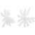Holiday Home® White Sheer Curl Swirl Gift Bows Perspective: top