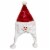 Holiday Home Snowman Face Santa Hat Perspective: top