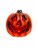 Holiday Home Light Up Gothic Burnt Jack-O-Lantern Decoration - Orange/Black Perspective: top