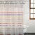 Everyday Living® Peekaboo Stripe PEVA Shower Curtain Perspective: top