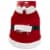 Holiday Home Medium Santa Pet Costume Perspective: top
