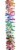 Holiday Home® Rainbow Tinsel Garland - Snowblush/Silver Perspective: top