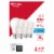 Everyday Living® 10.5-Watt (60-Watt) A19 LED Light Bulb - Daylight (5000K) Perspective: top