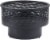 HD Designs Outdoors Round Steel Fire Pit - Black Perspective: top