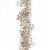 Holiday Home® Silver Snowflake Tinsel Garland Perspective: top