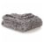 HD Designs Animal Print Throw Blanket - Snow Leopard Perspective: top