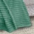 Everyday Living® Ribbed Microplush Throw - Green Perspective: top