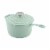 Dash of That® Enameled Cast Iron Sauce Pan - Green Perspective: top