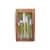 Dash of That® Sylvia Collection Mirror Flatware Set - 20 Piece Perspective: top