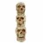 Holiday Home LED Stack of Skulls Decoration Perspective: top