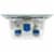 Kroger® Smile Sonic Pro Advanced Clean Medium Replacement Brush Heads Perspective: top