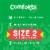 Comforts™ Size 2 Day or Night Baby Diapers Perspective: top