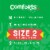 Comforts™ Day or Night Diapers Size 2 (12-18 lbs) Perspective: top