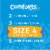 Comforts™ Day or Night Diapers Size 4 (22-37 lbs) Perspective: top