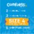 Comforts™ Day or Night Diapers Size 4 (22-37 lbs) Perspective: top