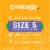 Comforts™ Day or Night Diapers Size 5 (27+ lbs) Perspective: top