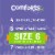 Comforts™ Day or Night Baby Diapers Size 6 (35+ lbs) Perspective: top