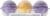 Simple Truth Lavender Lemon Bath Bomb Perspective: top