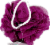 Kroger® Cleanse Come Clean Mesh Pouf - Purple Perspective: top