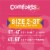Comforts™ For Toddler Day & Night Training Pants Girls 2T-3T Perspective: top