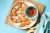 SeaPak Jumbo Crispy Breaded Butterfly Shrimp Perspective: top