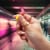Trolli Sour Brite Crawlers Sweet and Sour Gummy Worm Candy Bag Perspective: top
