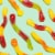 Black Forest Gummy Fruit Flavor Worms Candy Bag Perspective: top
