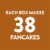 Krusteaz® Light and Crispy Cinnamon Churro Belgian Waffle Mix Perspective: top