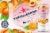 Sanpellegrino Momenti Clementine & Peach Italian Sparkling Drink Perspective: top