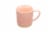 Clay Art Glaze Dots Mug - Pink Perspective: top