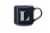 Clay Art Monogram Mug Navy Perspective: top