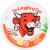 The Laughing Cow® Creamy Asiago Spreadable Cheese Wedges Perspective: top