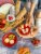 The Laughing Cow® Garlic & Herb Spreadable Wedge Cheese Perspective: top