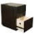 Riverside Furniture Perspectives 3 Drawer File Cabinet in Ebony Perspective: top