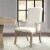 Riverside Furniture Sophie Upholstered Wood Dining Arm Chair in Natural (set of 2) Perspective: top