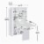 Sauder Harbor View ® Craft and Sewing Armoire with Table Perspective: top