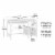 Sauder Steel River Desk Perspective: top