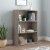 Sauder Beginnings ® Small 3-Shelf Bookcase in Silver Sycamore Perspective: top